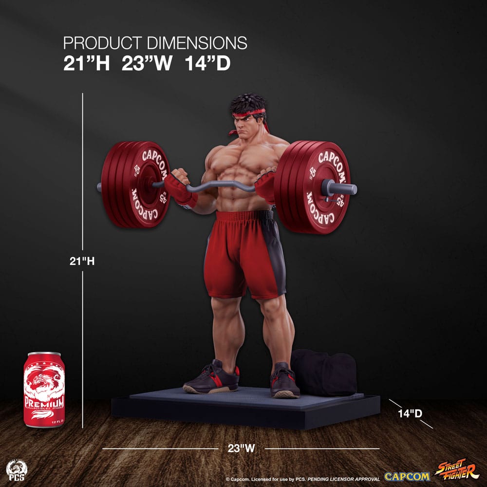 Street Fighter Premier Series Figur 1/4 Ryu: Powerlifting 53 cm Premium Collectibles Studio