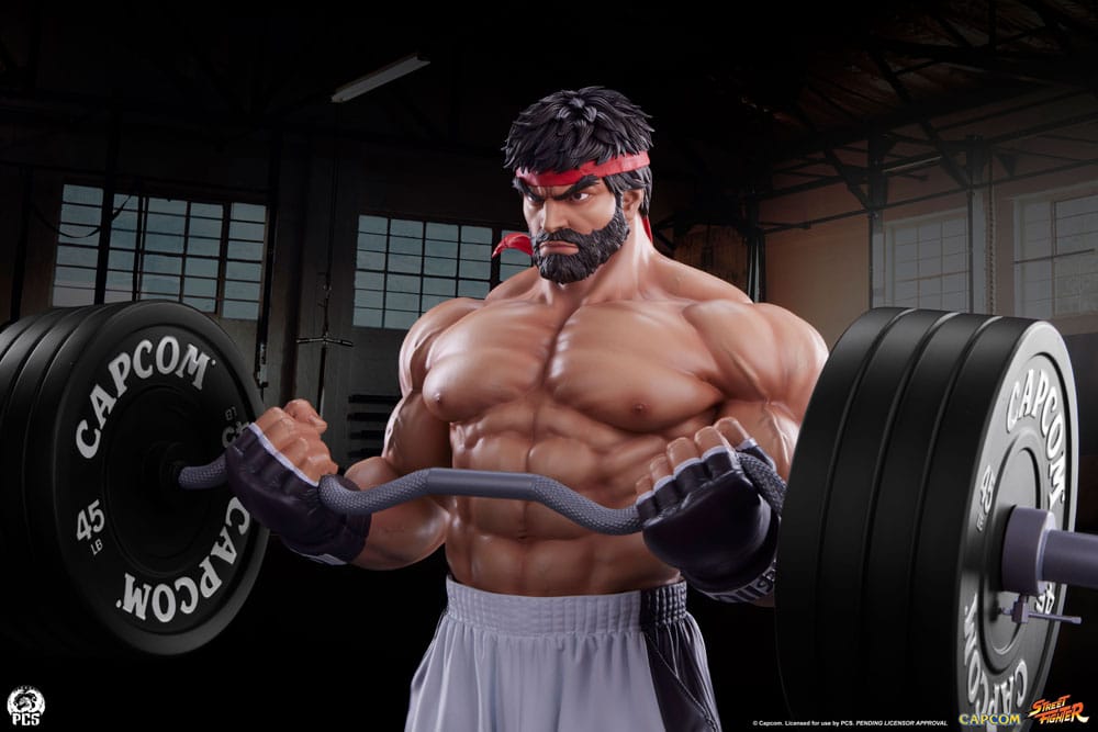 Street Fighter Premier Series Figur 1/4 Ryu Battle Edition: Powerlifting 53 cm Premium Collectibles Studio