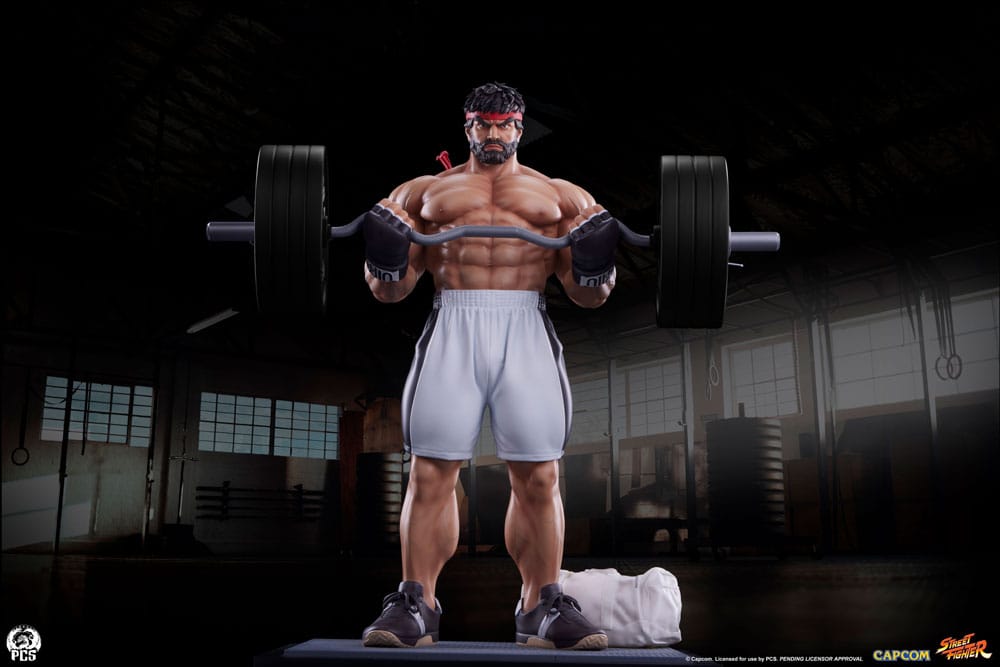 Street Fighter Premier Series Figur 1/4 Ryu Battle Edition: Powerlifting 53 cm Premium Collectibles Studio