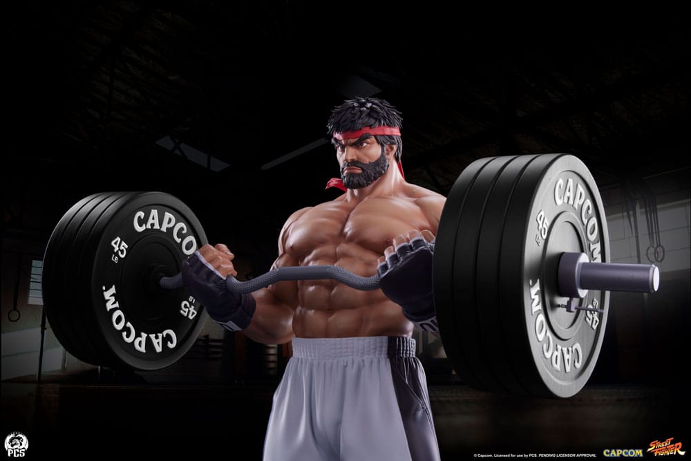 Street Fighter Premier Series Figur 1/4 Ryu Battle Edition: Powerlifting 53 cm Premium Collectibles Studio