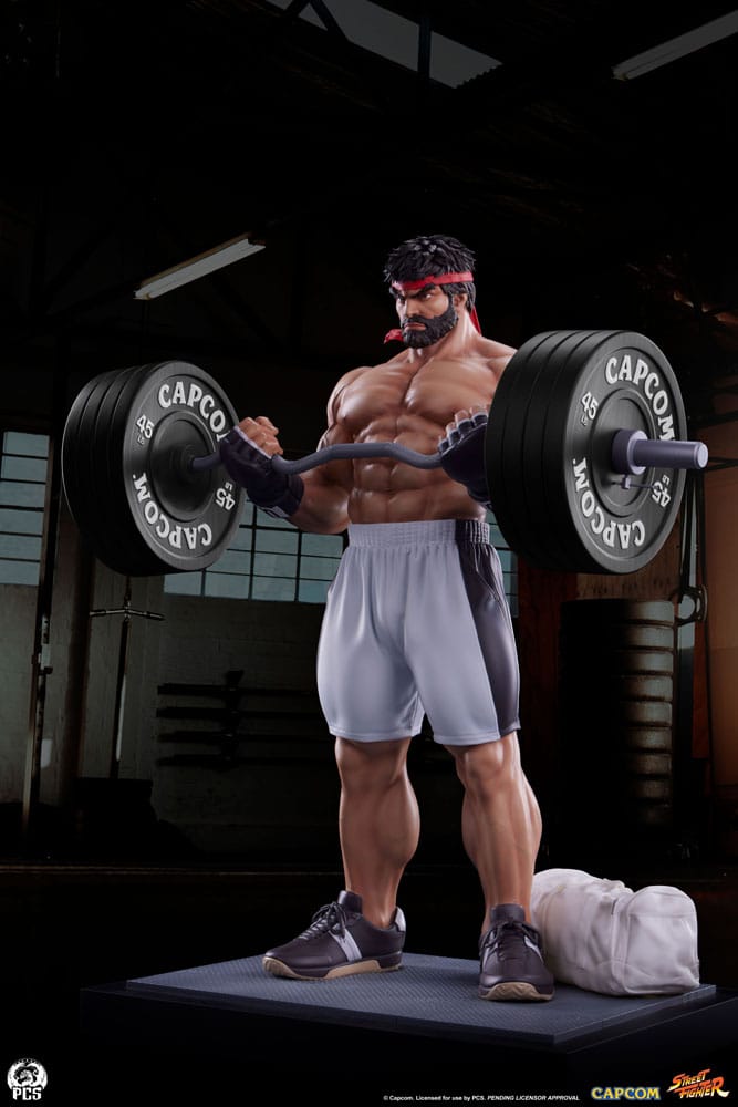 Street Fighter Premier Series Figur 1/4 Ryu Battle Edition: Powerlifting 53 cm Premium Collectibles Studio
