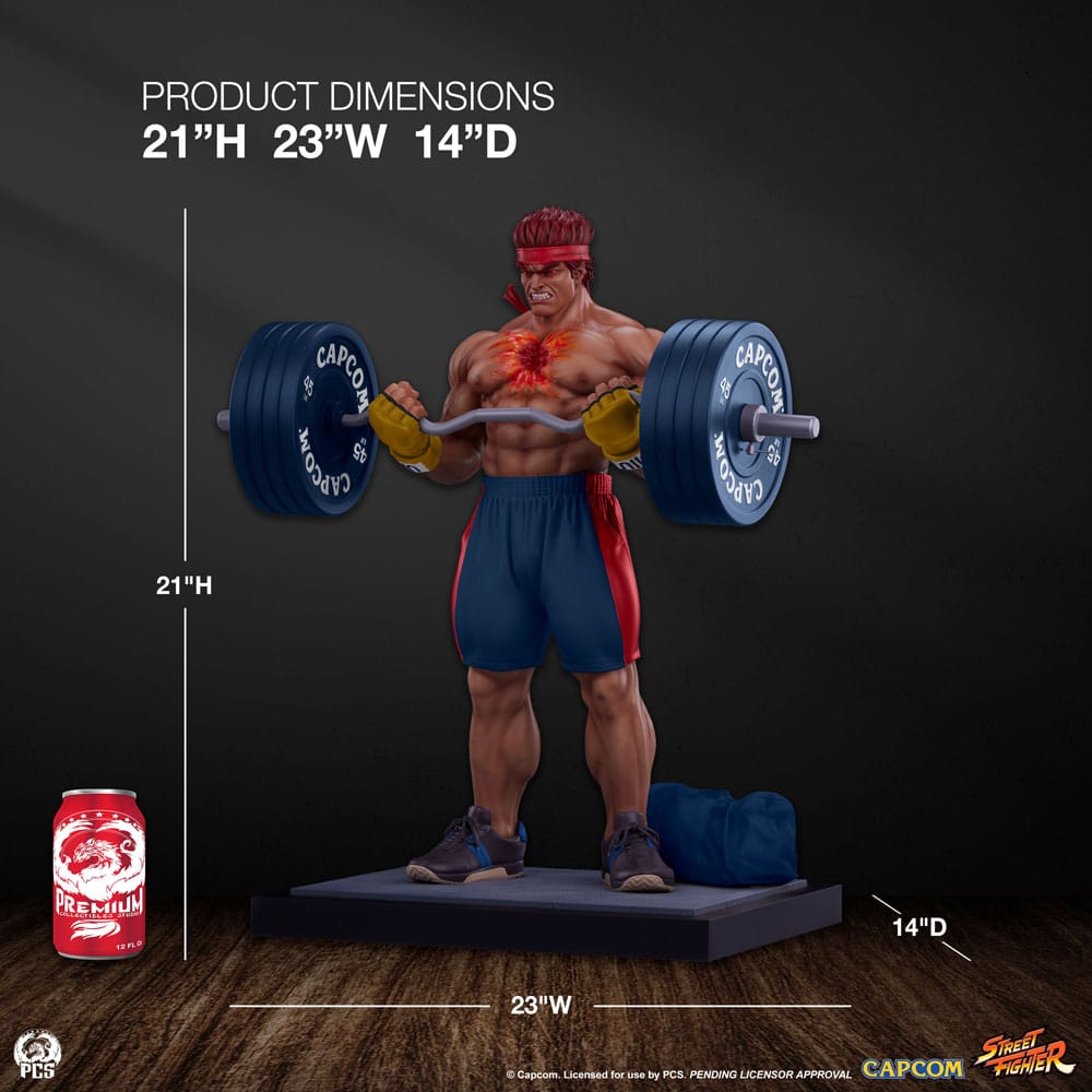 Street Fighter Premier Series Figur 1/4 Evil Ryu: Powerlifting 53 cm Premium Collectibles Studio