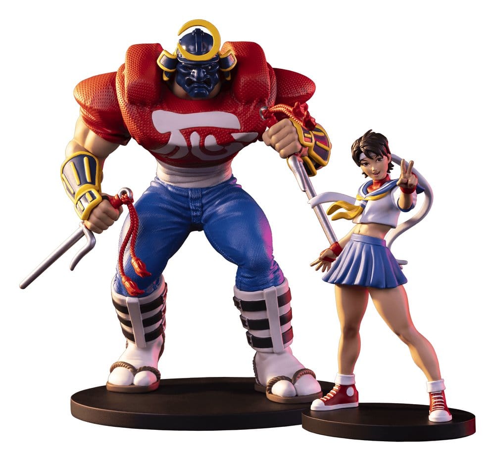 Street Fighter Street Jam Figurer 1/10 Sakura & Sodom 22 cm