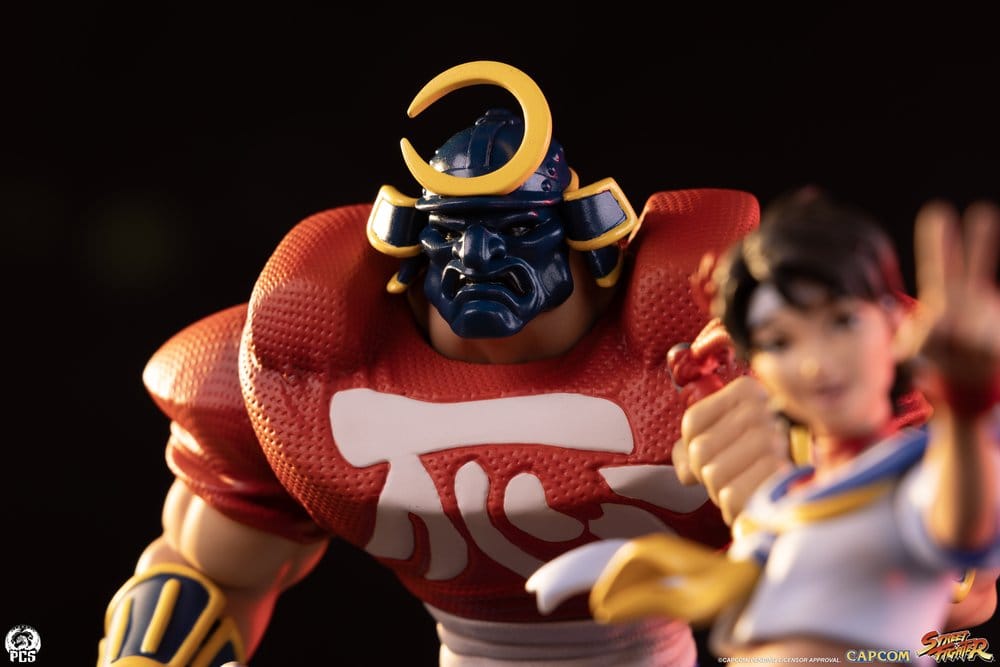 Street Fighter Street Jam Figurer 1/10 Sakura & Sodom 22 cm