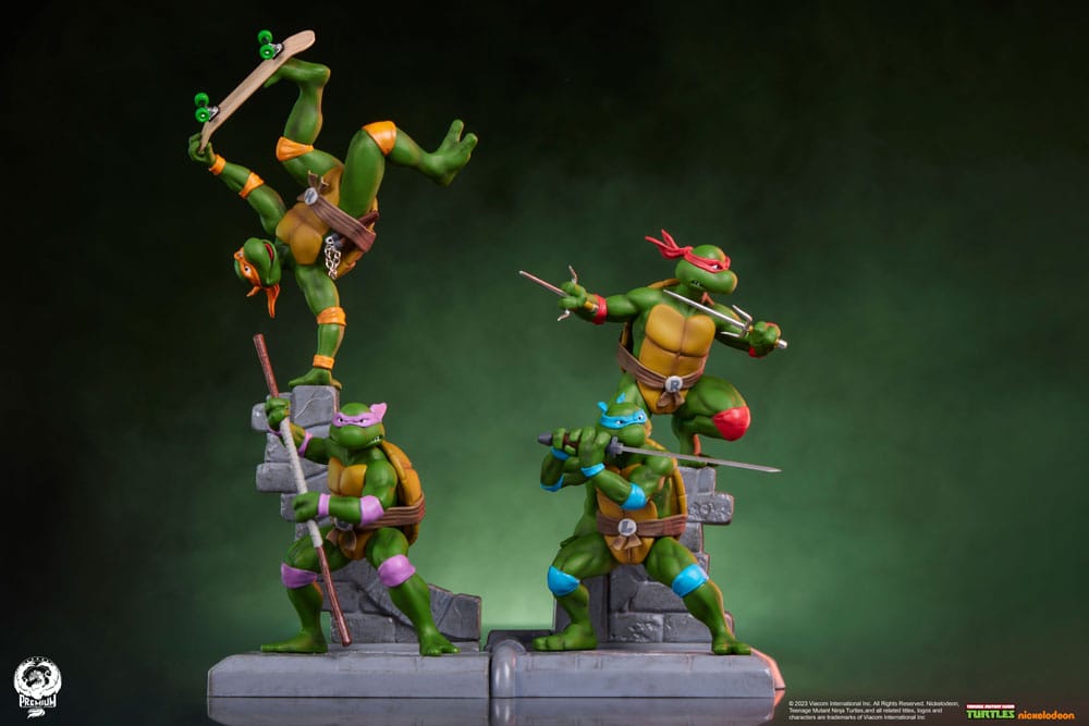 Teenage Mutant Ninja Turtles PVC-figur 4-pack, 20 cm hög