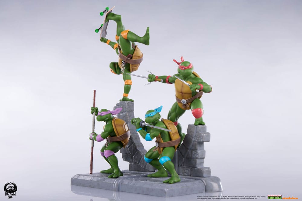 Teenage Mutant Ninja Turtles PVC-figur 4-pack, 20 cm hög