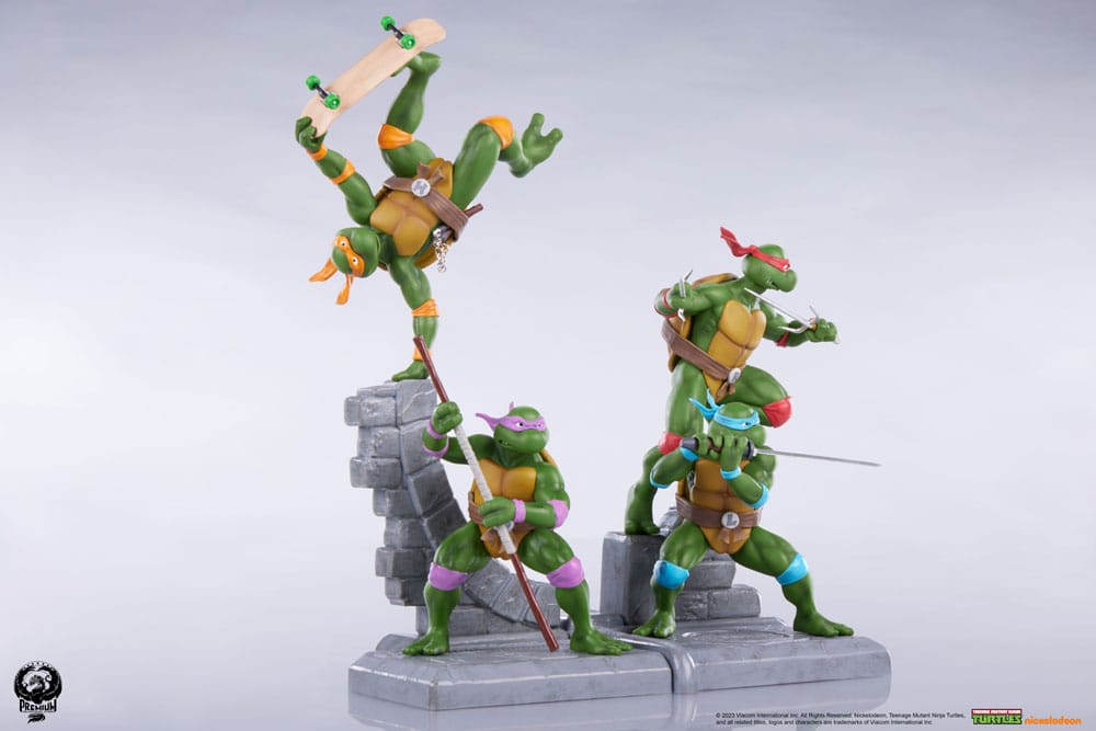 Teenage Mutant Ninja Turtles PVC-figur 4-pack, 20 cm hög