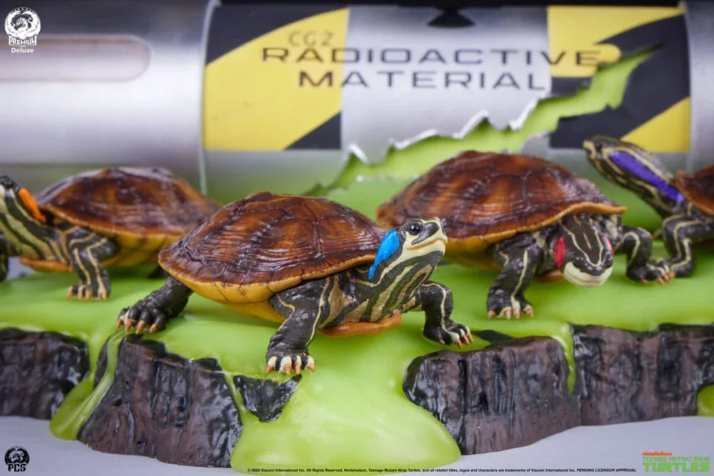Teenage Mutant Ninja Turtles Diorama Figur 1/1 Origins 13 cm Premium Collectibles Studio