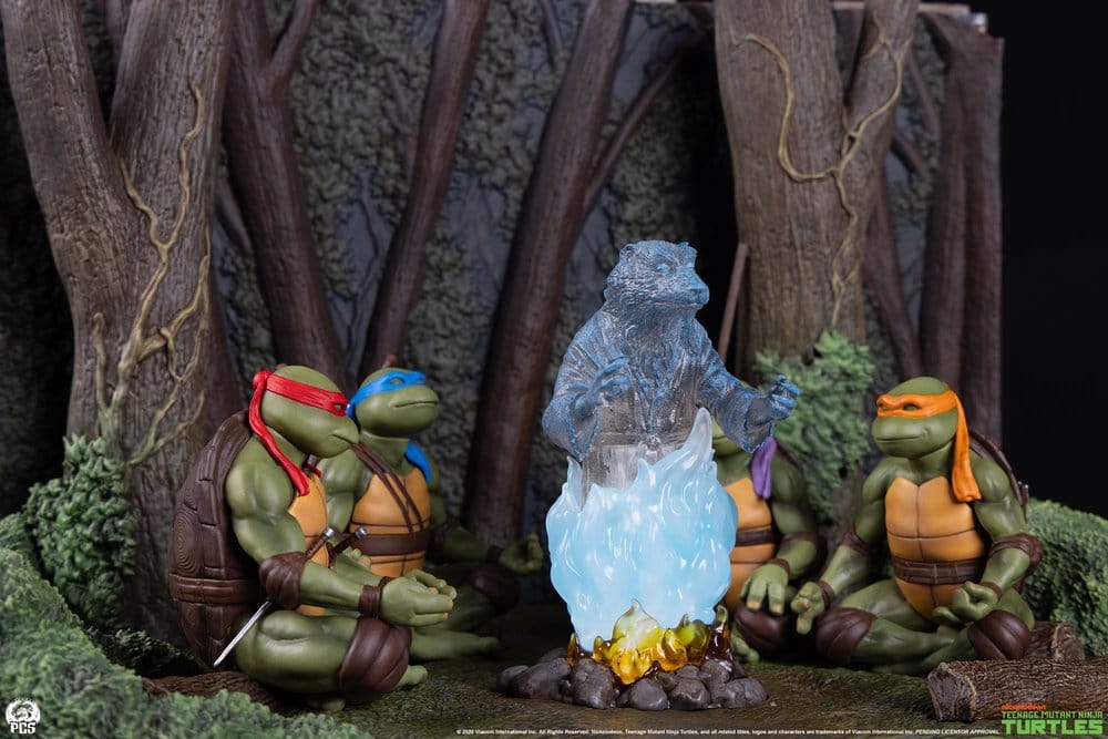 Teenage Mutant Ninja Turtles (Movie Moments) Mini Scale Diorama Splinter's Spirit 36 cm