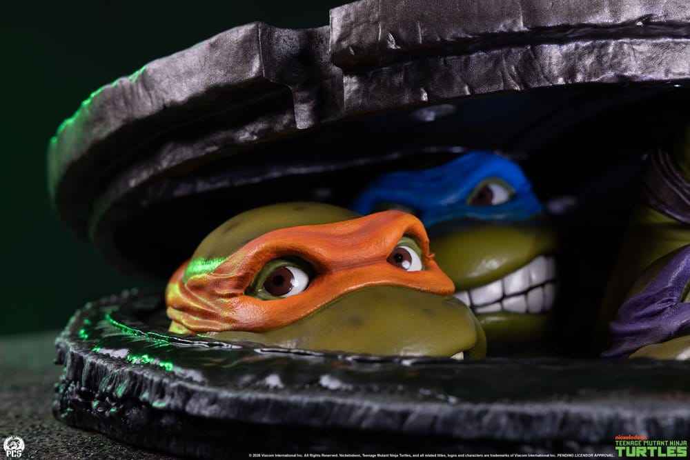 Teenage Mutant Ninja Turtles Bordmodell 1/4 Skala Underjorden 11 cm