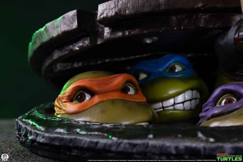 Teenage Mutant Ninja Turtles Bordmodell 1/4 Skala Underjorden 11 cm