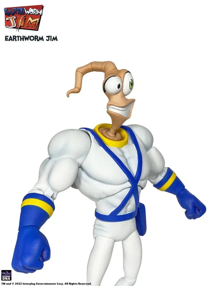 Earthworm Jim Tillbehörspaket Våg 1: Maskkropp & Jim Huvuden Premium DNA Toys