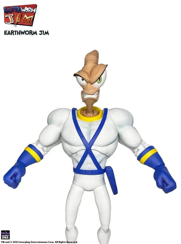 Earthworm Jim Tillbehörspaket Våg 1: Maskkropp & Jim Huvuden Premium DNA Toys