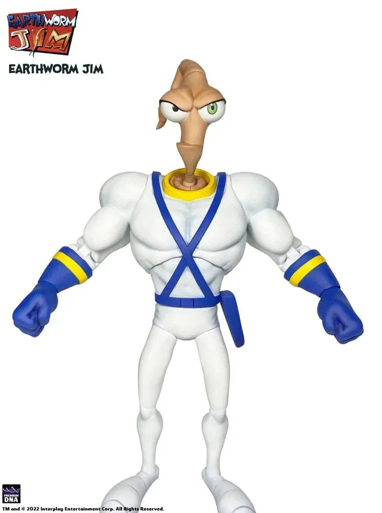 Earthworm Jim Tillbehörspaket Våg 1: Maskkropp & Jim Huvuden Premium DNA Toys