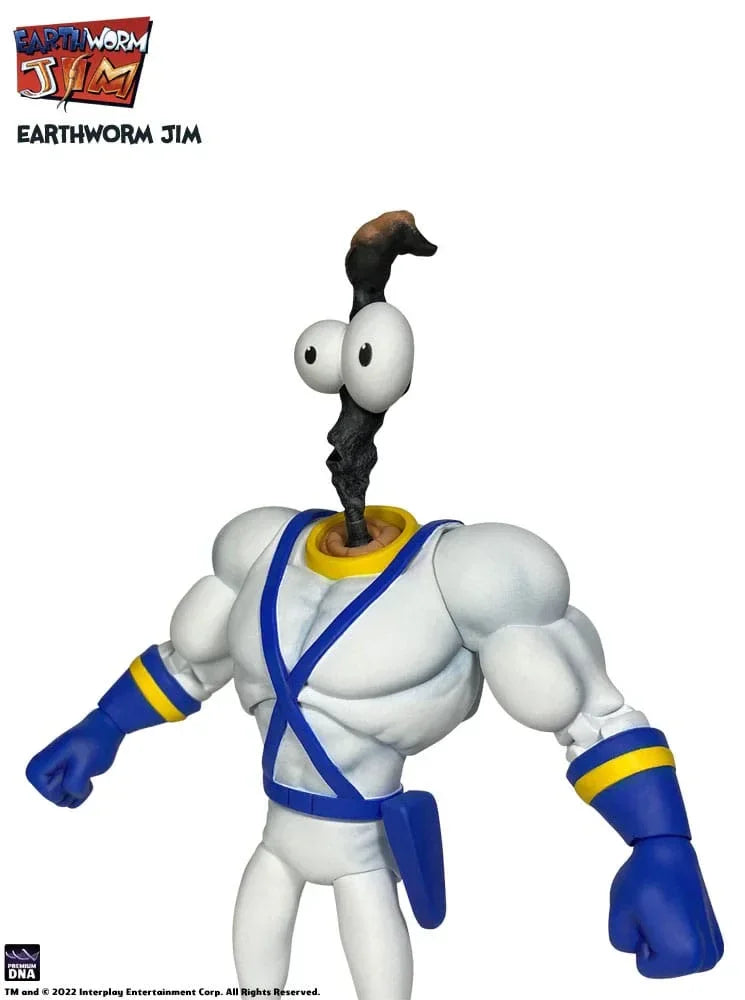 Earthworm Jim Tillbehörspaket Våg 1: Maskkropp & Jim Huvuden Premium DNA Toys
