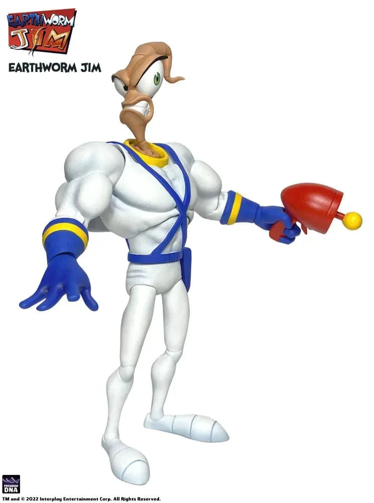 Earthworm Jim Action Figur Wave 1: Earthworm Jim & Snot 15 cm Premium DNA Toys