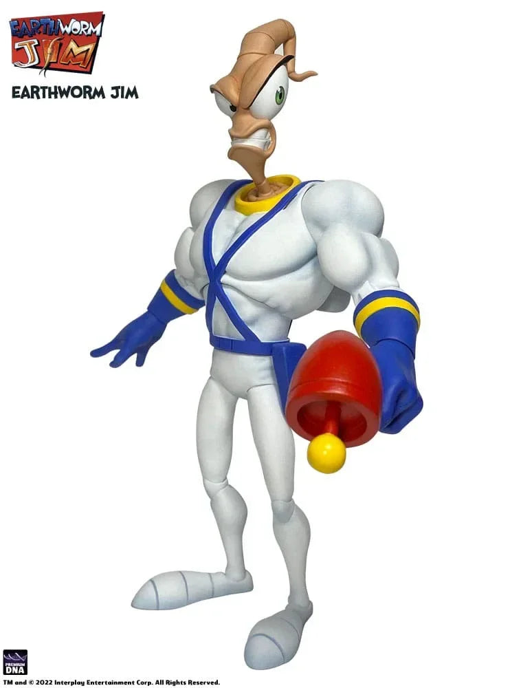 Earthworm Jim Action Figur Wave 1: Earthworm Jim & Snot 15 cm Premium DNA Toys