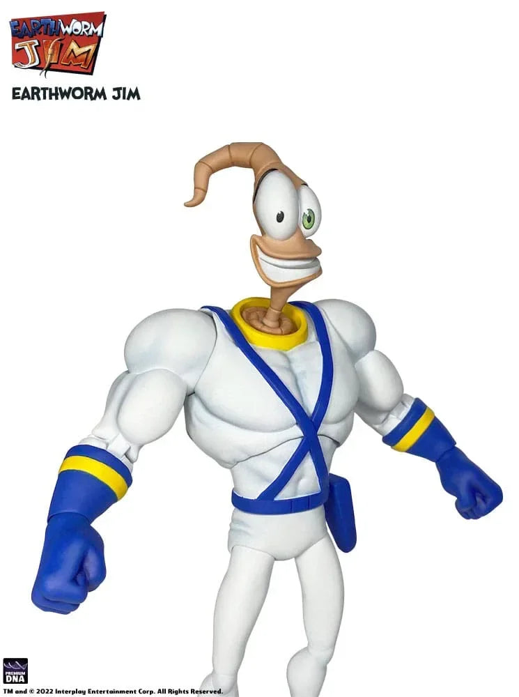 Earthworm Jim Action Figur Wave 1: Earthworm Jim & Snot 15 cm Premium DNA Toys