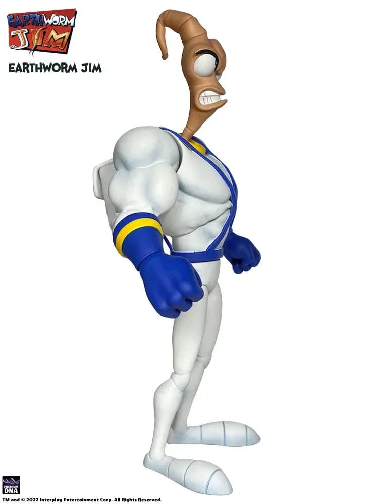 Earthworm Jim Action Figur Wave 1: Earthworm Jim & Snot 15 cm Premium DNA Toys