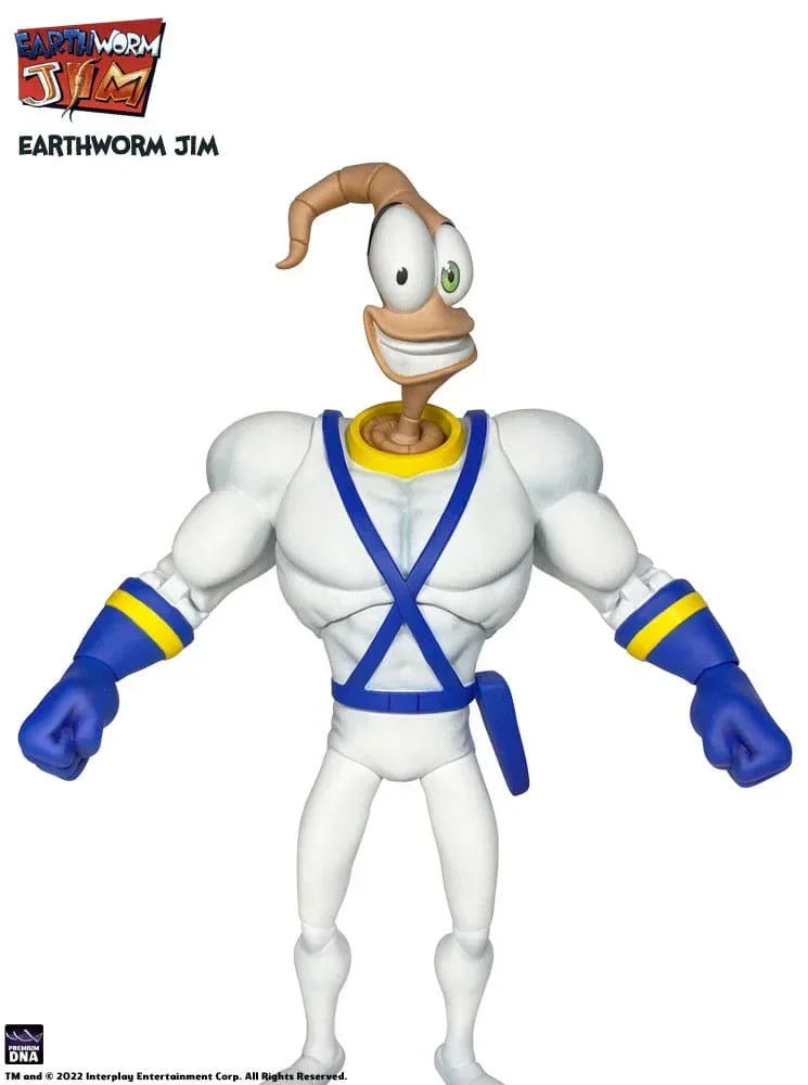 Earthworm Jim Action Figur Wave 1: Earthworm Jim & Snot 15 cm Premium DNA Toys