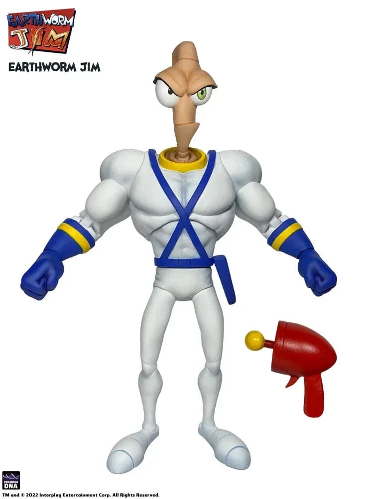 Earthworm Jim Action Figur Wave 1: Earthworm Jim & Snot 15 cm Premium DNA Toys