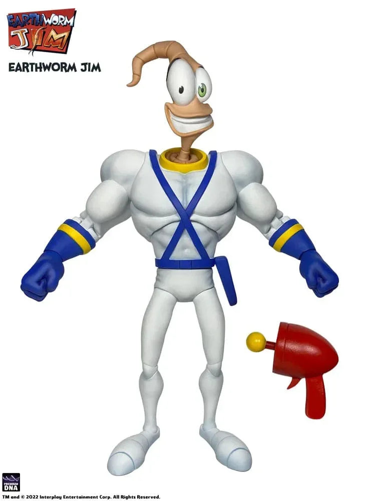 Earthworm Jim Action Figur Wave 1: Earthworm Jim & Snot 15 cm Premium DNA Toys