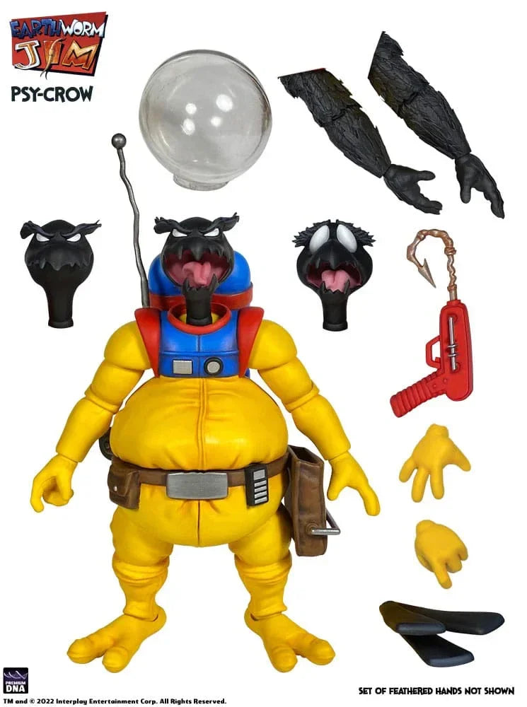 Earthworm Jim Actionfigur Wave 1: Psy-Crow 15 cm Premium DNA Toys