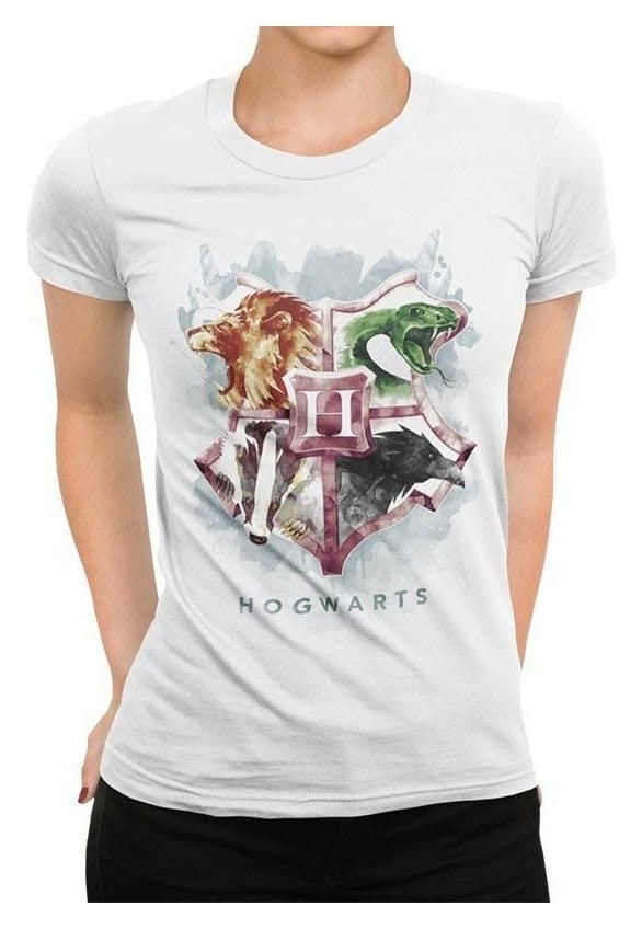 Harry Potter T-shirt med akvarellemblem