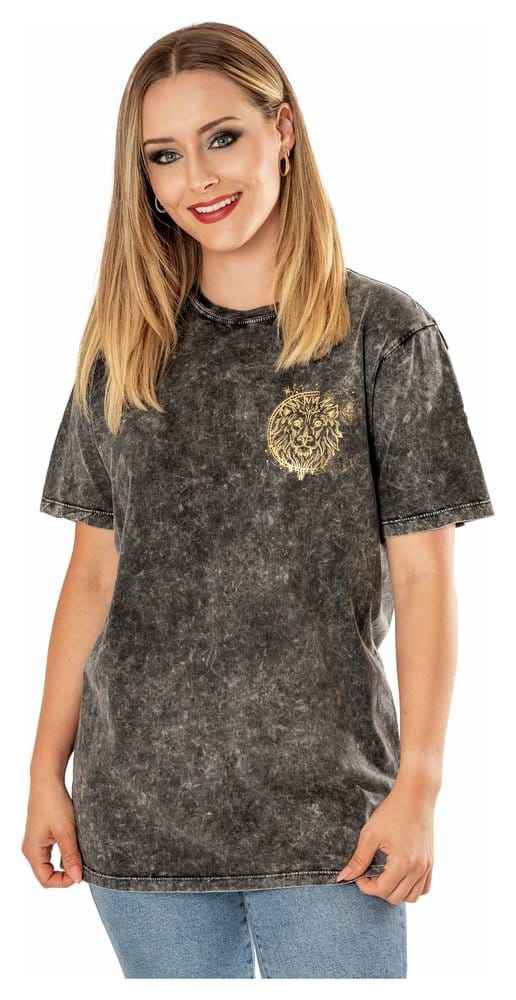 Harry Potter T-shirt med syra tvätt Gryffindor Storlek L