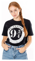 Harry Potter T-Shirt Platform 9 3/4 Raised Print