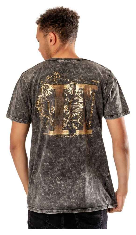 Harry Potter T-shirt Hufflepuff Syrafärgad Storlek XL