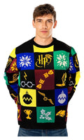 Harry Potter Christmas Sweater Deluxe Patchwork Knitted