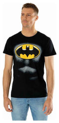 DC Comics T-Shirt Batman-logotyp Riven Fals Storlek L