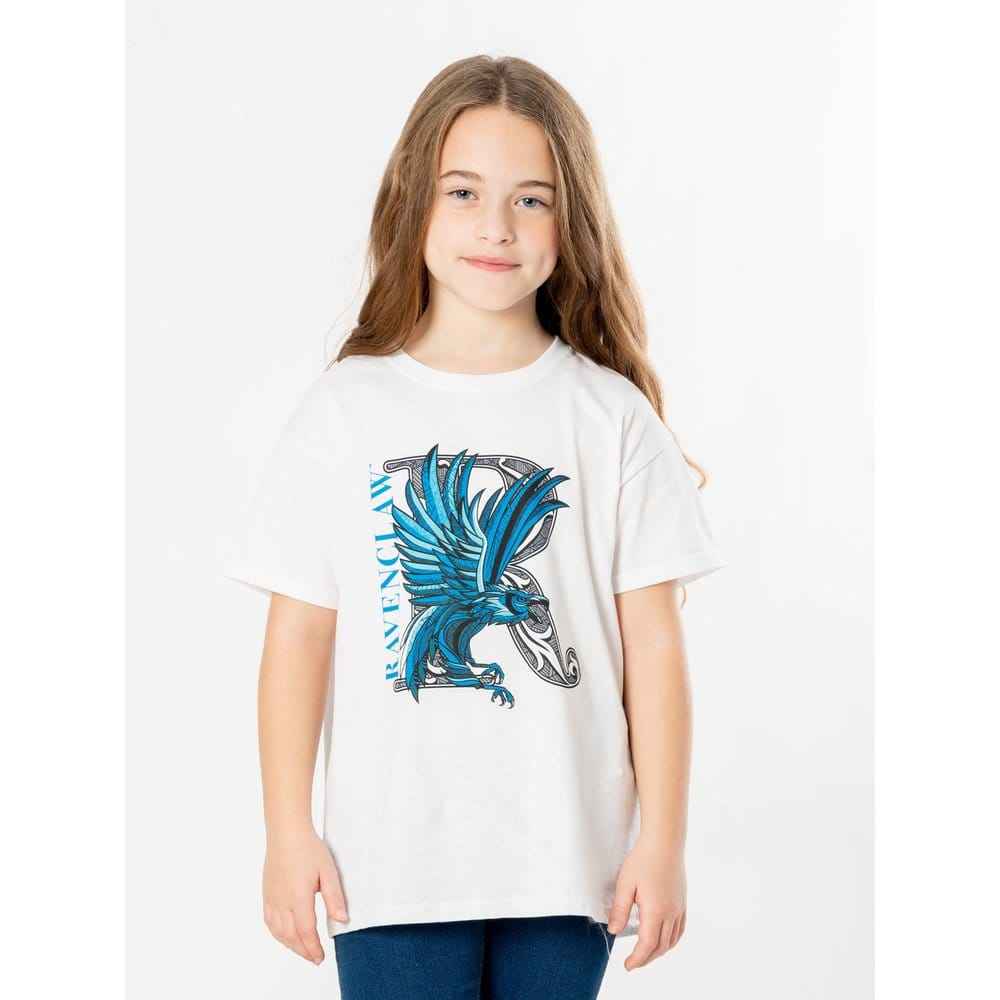 Harry Potter Barn T-shirt Ravenclaw Mosaik Storlek 7-8 år