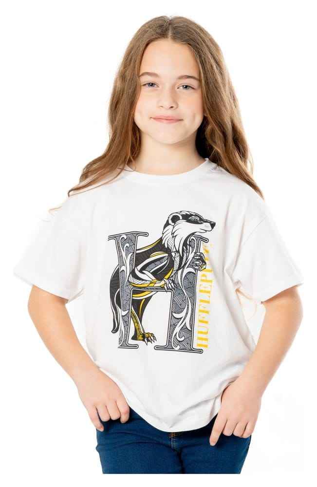 Harry Potter Barn T-shirt Hufflepuff Mosaik Storlek 12-13 år