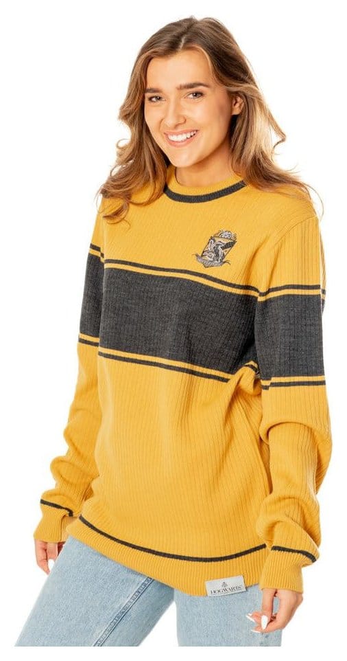 Harry Potter Kids Sweater Hufflepuff Varsity