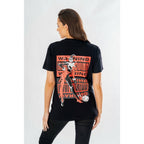 DC Comics T-shirt Harley Quinn Fram- och Bakvarning