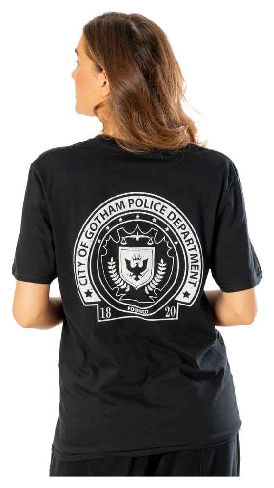 Batman T-shirt Arkham City GCPD Fram och Bak Storlek L