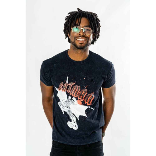Batman T-shirt Rock Acid Wash Storlek L