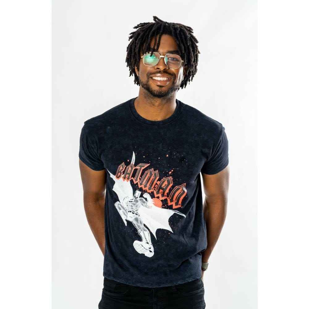 Batman T-shirt Rock Acid Wash Storlek M