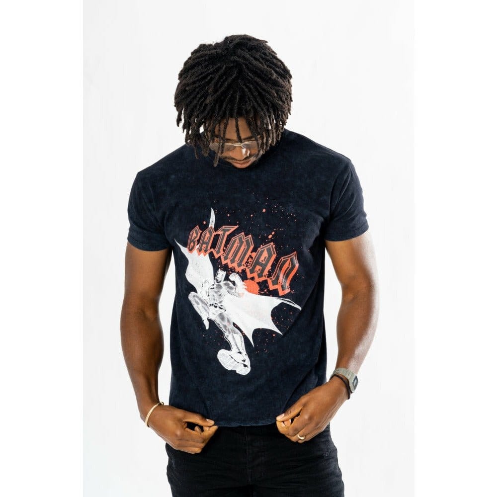 Batman T-Shirt Rock Acid Wash