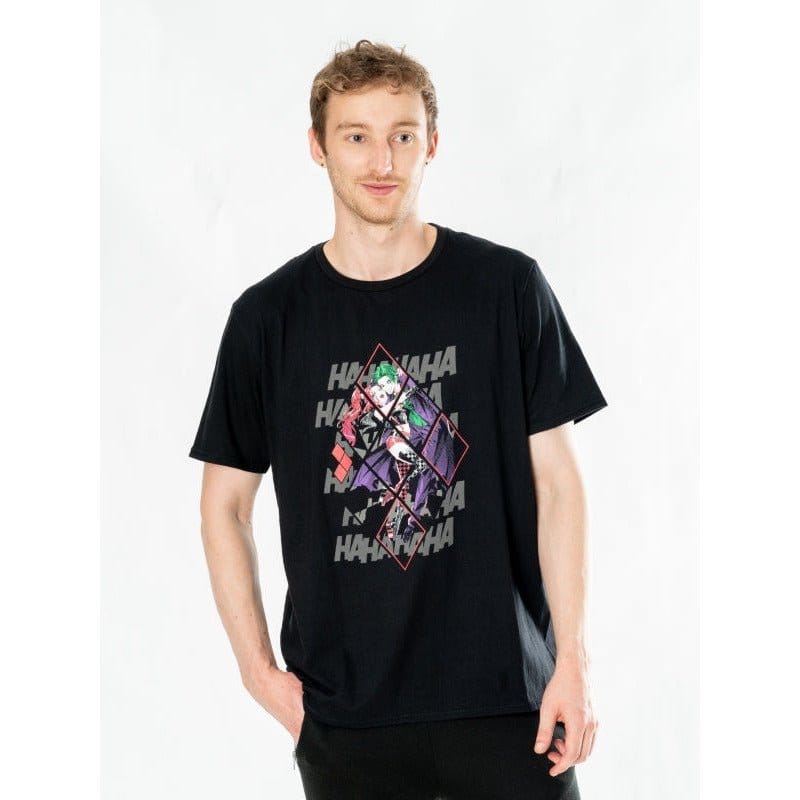 DC Comics T-Shirt Harley Quinn Joker Diamond