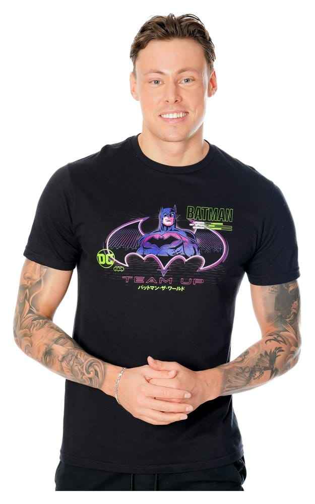 Batman T-shirt Anime Matrix Rutmönster Storlek XXL