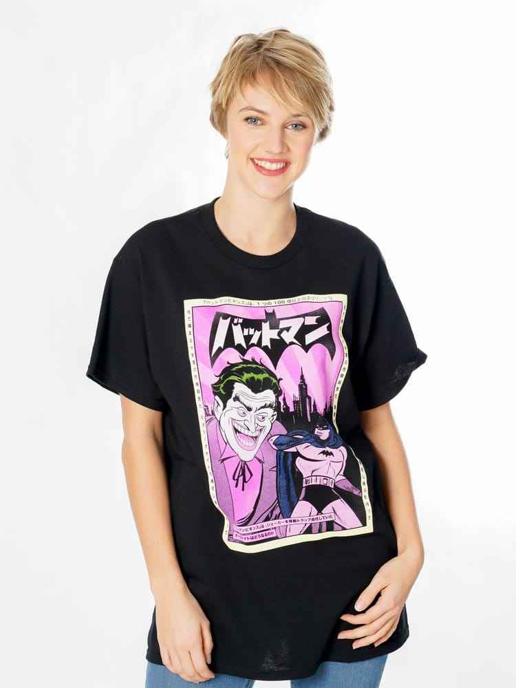 Batman T-shirt Joker Anime-affisch Storlek XXL