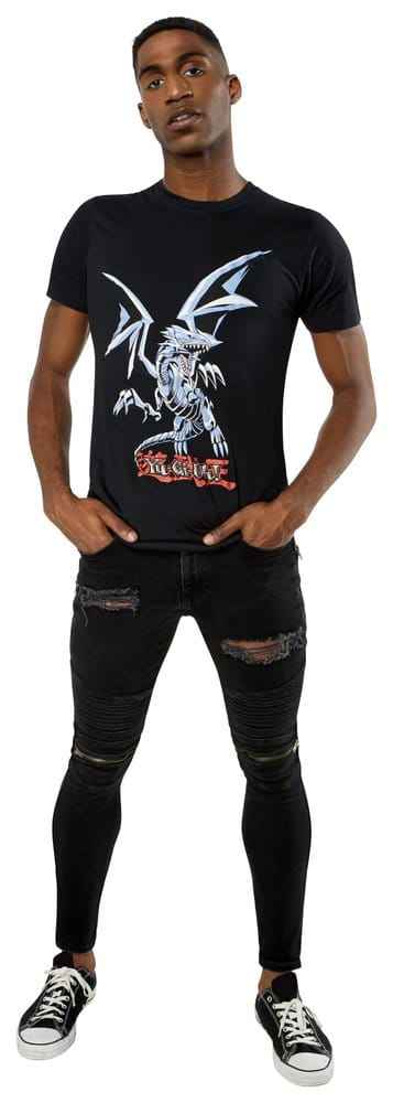 Yu-Gi-Oh! T-shirt Blå Ögons Vita Drake Storlek M
