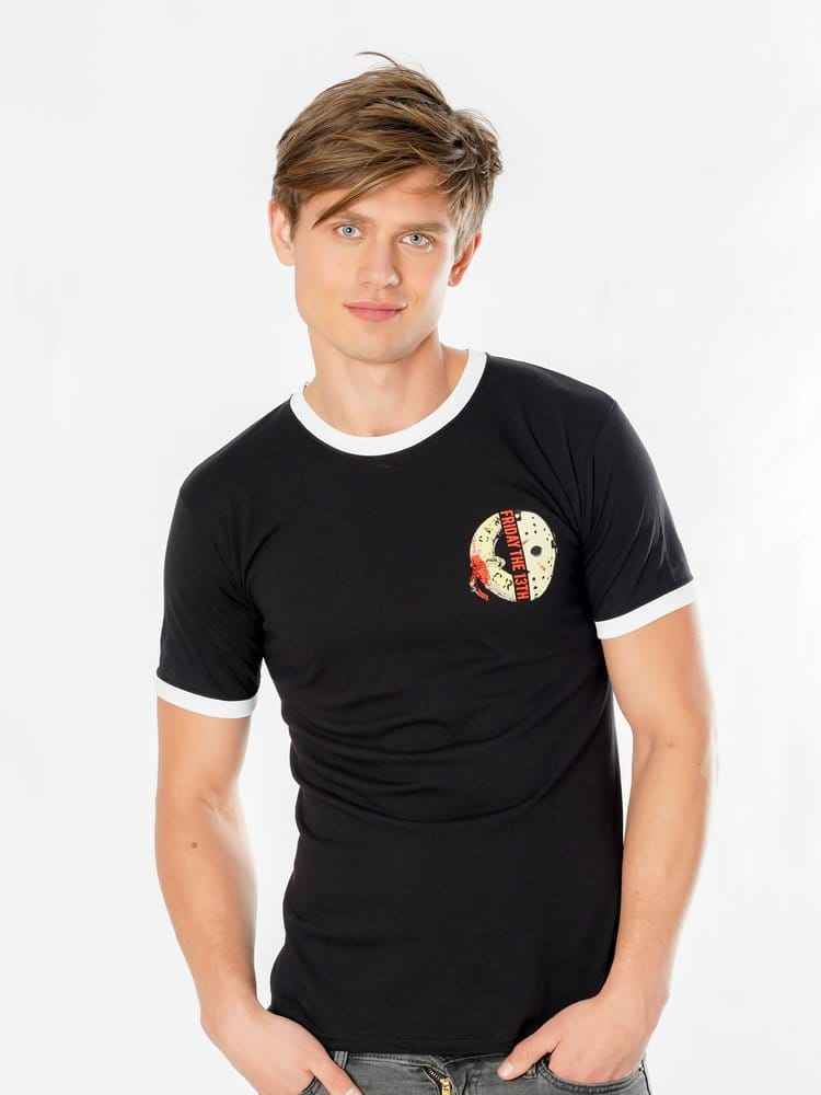 Fredagen den 13:e T-shirt Livboj Maskomvänd Storlek XXL