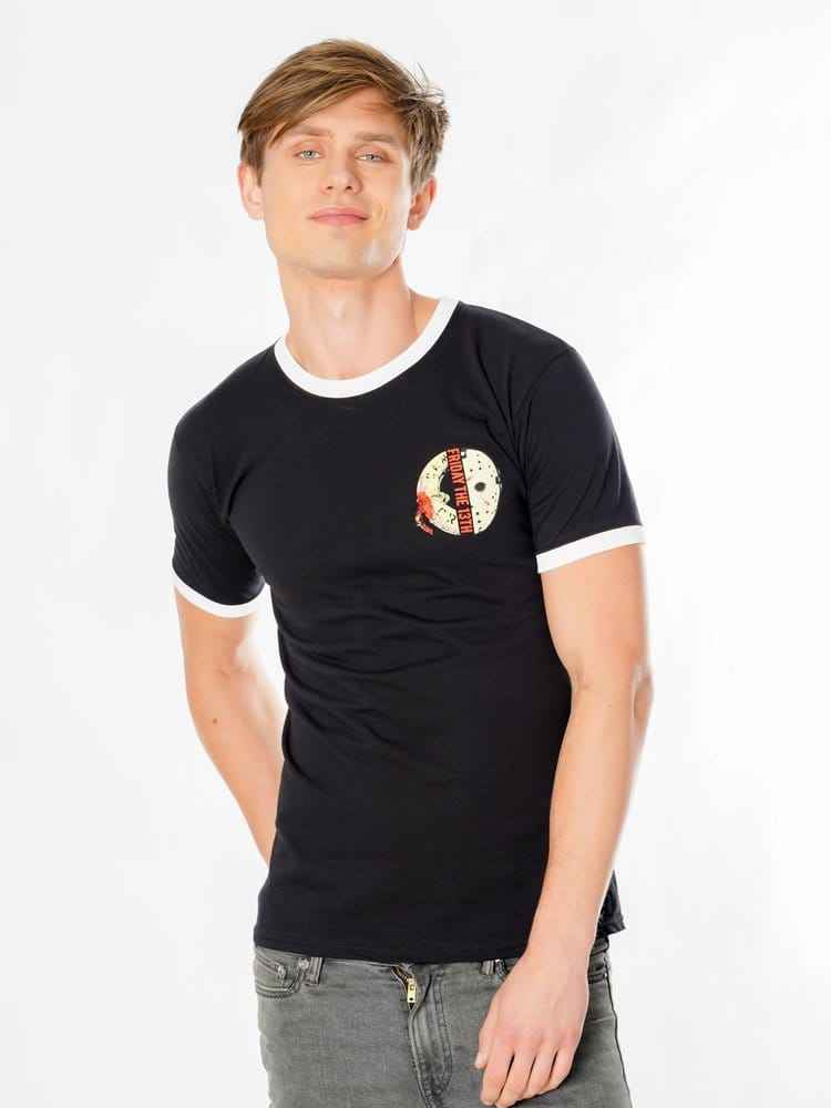 Fredagen den 13:e T-shirt Livboj Maskomvänd Storlek XXL