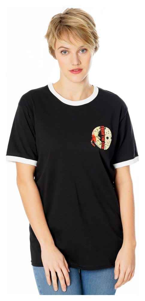 Fredagen den 13:e T-shirt Livboj Maskomvänd Storlek XXL