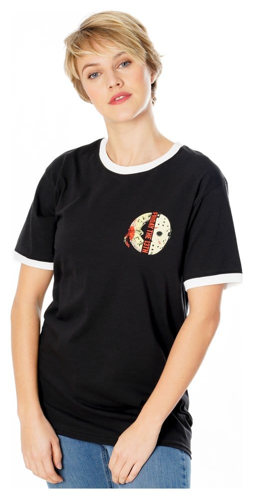Friday the 13th T-shirt Livboj Mask Vändbar