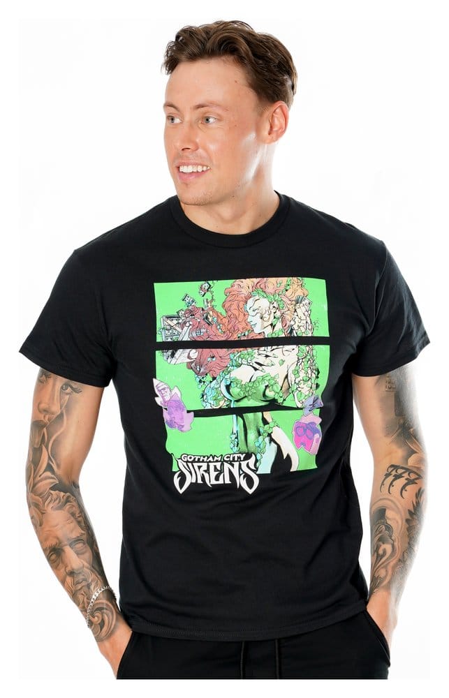 Gotham City Sirens T-Shirt Poison Ivy Sirens Cash Black